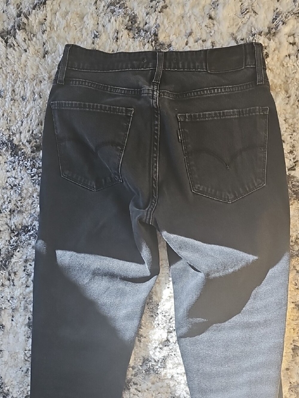 Levi's 721 High-Rise Black Women’s Skinny Jeans Size 26 - Picture 3 of 5